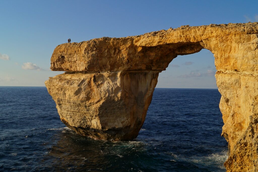 blue window gozo